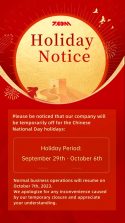 Holiday Notice